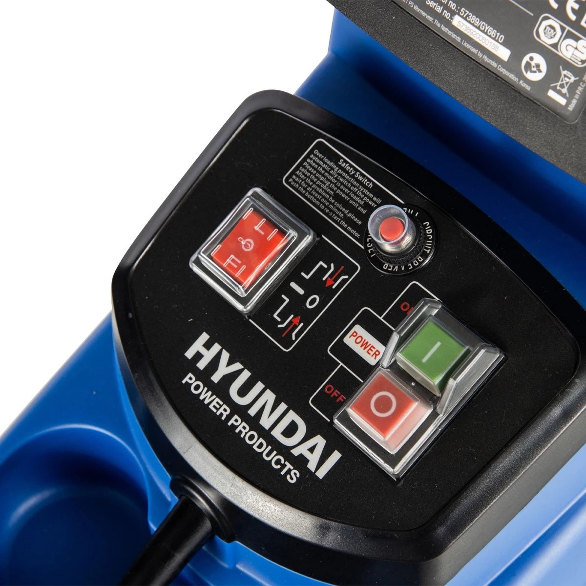 Broyeur électrique Hyundai Whisper-Quiet 2800W - Broyeur De Jardin / Broyeur De Branches Pour Une épaisseur De Branche De 45 Mm - Avec Collecteur De 60 Litres 11 Broyeur électrique Hyundai Whisper-Quiet 2800W - Broyeur De Jardin / Broyeur De Branches Pour Une épaisseur De Branche De 45 Mm - Avec Collecteur De 60 Litres – Image 9