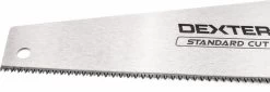 DEXTER - Scie à Main - Scie 400 Mm - Lame Acier Trempé - Scie à Bois - Denture Triple Affûtage - 3,15 Dents/cm - 90° - Inox - Avec Manche Bi-matière -Outils de jardinage professionnels 1200x412
