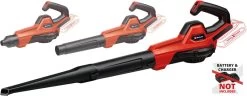Souffleur à Batterie Universel Einhell GE-UB 18/250 Li E Solo Power X-Change (18 V - Vitesse De L'air 250 Km/h - Tube 3 Pièces - Contrôle De Vitesse électrique Avec Affichage LED - Sans Batterie) -Outils de jardinage professionnels 1200x464