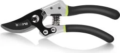 Sécateur SPGOOD Bypass (KC-916S) Pour Branches Sèches Et Branches Fraîches, Avec Revêtement Anti-dur, Lames En Acier De Haute Qualité, Pour Bois Anciens Et Secs Jusqu'à 20 Mm De Diamètre