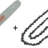 Chaîne Kibani + Lame De Scie 50 Cm / 20 Pouces - Chaîne Lâche Pour La Tronçonneuse - Lame De Scie Lâche Pour La Tronçonneuse - Set -Outils de jardinage professionnels 1200x543