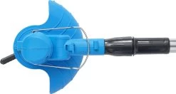 Tondeuse à Gazon Drillpro - Tondeuses à Tondeuses à Gazon - Électrique Portable - 450W 12V - Avec Poignée Réglable Et 2 Piles - Blauw -Outils de jardinage professionnels 1200x640