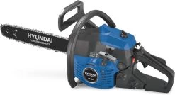 Tronçonneuse Hyundai 38cc - Moteur Essence 2 Temps à Démarrage Facile - Longueur D'épée 35 Cm - Avec Chaîne Supplémentaire Et Sac De Rangement -Outils de jardinage professionnels 1200x650