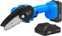 Mini Tronçonneuse - Tronçonneuse - Sécateur Electrique - Taille Haie Electrique - 2 Batteries - 10 CM -Outils de jardinage professionnels 1200x707