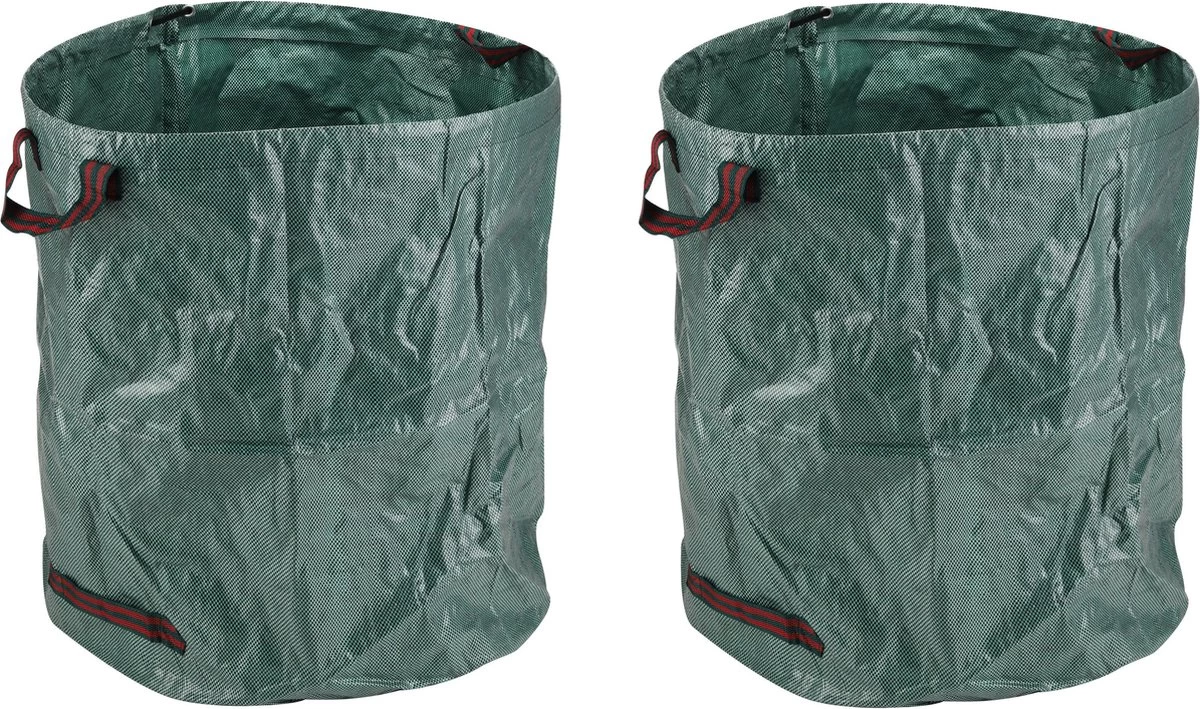 HI 2x Sac Poubelle De Jardin Pop-up Vert 272 Litres - Sacs De Jardinage Poubelle De Jardin Pliable - Nettoyage / Rangement Du Jardin 3 HI 2x Sac Poubelle De Jardin Pop-up Vert 272 Litres - Sacs De Jardinage Poubelle De Jardin Pliable - Nettoyage / Rangement Du Jardin