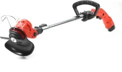 Tondeuse à Gazon DrillPro - Coupe- Coupe-herbe électriques - Tondeuse à Gazon - Tondeuse à Gazon - Sans Fil - Poignée Réglable - 300W 12V - Avec 1 Batterie Et Chargeur - Pour Tailler La Pelouse De Jardin - Rouge -Outils de jardinage professionnels 1200x711