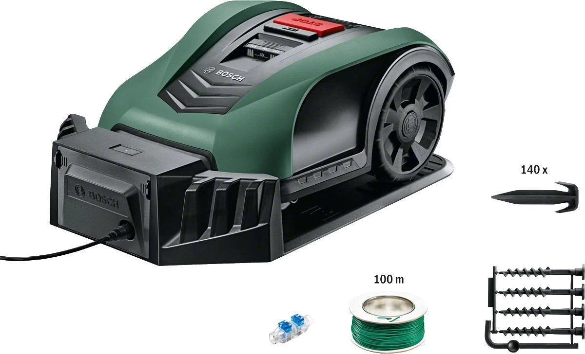 Robot Tondeuse Bosch Indego 350 Connect - 18 V - Largeur De Coupe 19 Cm - Utilisable Avec Une Application 7 Robot Tondeuse Bosch Indego 350 Connect - 18 V - Largeur De Coupe 19 Cm - Utilisable Avec Une Application – Image 5