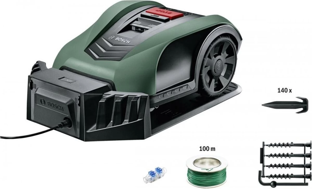 Robot Tondeuse Bosch Indego 350 Connect - 18 V - Largeur De Coupe 19 Cm - Utilisable Avec Une Application 6 Robot Tondeuse Bosch Indego 350 Connect - 18 V - Largeur De Coupe 19 Cm - Utilisable Avec Une Application – Image 4