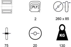 Benson Roue De Brouette Roue De Chariot Roue De Chariot Avec Le Pneu 3.00-4 | Diamètre Du Trou D'axe 20 Mm Roulement à Rouleaux | Hauteur De Roue 26 Cm 23 Benson Roue De Brouette Roue De Chariot Roue De Chariot Avec Le Pneu 3.00-4 | Diamètre Du Trou D'axe 20 Mm Roulement à Rouleaux | Hauteur De Roue 26 Cm -Outils de jardinage professionnels 1200x794 2