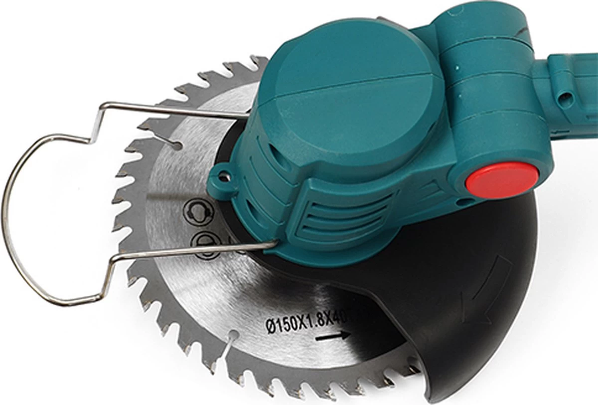 Coupe-herbe Coupe-herbe - Tondeuse à Gazon électrique Sans Fil Rechargeable - Tondeuse à Gazon Rotative - Tondeuse à Gazon - Poignée Réglable - Avec 2 Piles - Pour Tailler La Pelouse De Jardin - Blauw 10 Coupe-herbe Coupe-herbe - Tondeuse à Gazon électrique Sans Fil Rechargeable - Tondeuse à Gazon Rotative - Tondeuse à Gazon - Poignée Réglable - Avec 2 Piles - Pour Tailler La Pelouse De Jardin - Blauw – Image 8