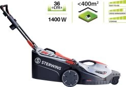 STERWINS - Tondeuse électrique 3 Roues - 1400 W - 220-240 V -Outils de jardinage professionnels 1200x834 1