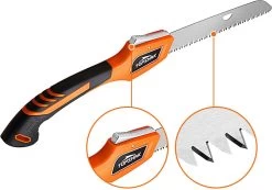 Scie à Scies D'élagage - Scies à Branches - Scie à Main - Longueur De Coupe 180 Mm - Télescopique - Pour élagage De Jardin Ou D'arbre, Camping, Travail Du Bois, Tondeuse Robuste Et Durable - Noir Orange -Outils de jardinage professionnels 1200x842