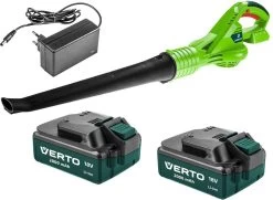 Souffleur De Feuilles à Batterie VES Verto 18V Avec 2x Batterie 2000mAh + Chargeur