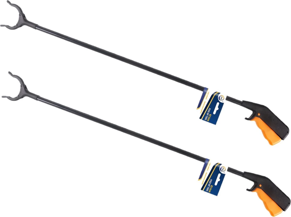 DID Pack De 12x Morceaux De Pinces à Déchets En Plastique Noir 82,5 Cm - Nettoyage Des Ordures - Bras De Saisie / Pinces à Déchets / Pinces à Déchets Noir 3 DID Pack De 12x Morceaux De Pinces à Déchets En Plastique Noir 82,5 Cm - Nettoyage Des Ordures - Bras De Saisie / Pinces à Déchets / Pinces à Déchets Noir