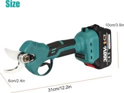 GX Accu Sécateurs - Accu Coupe-branches - Cisailles électriques - Cisailles De Jardin - 21V - Diamètre De Coupe : 10/15/20/30 Mm - Blauw -Outils de jardinage professionnels 1200x897