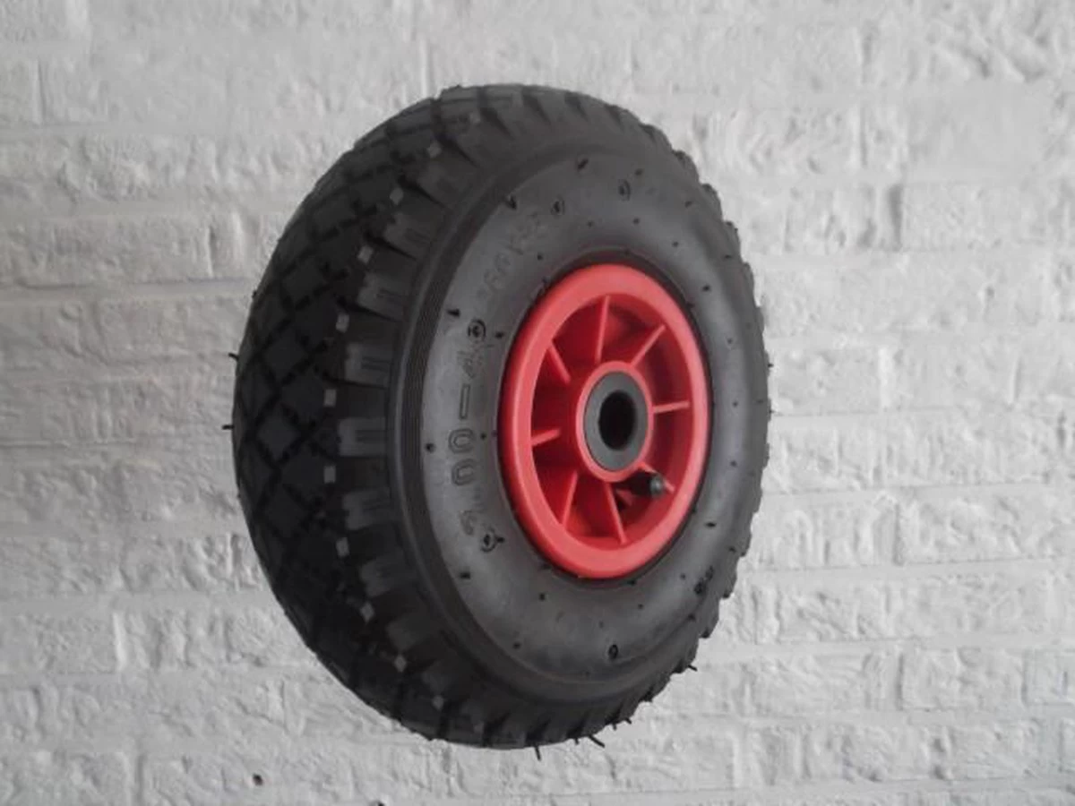 Benson Roue De Brouette Roue De Chariot Roue De Chariot Avec Le Pneu 3.00-4 | Diamètre Du Trou D'axe 20 Mm Roulement à Rouleaux | Hauteur De Roue 26 Cm 6 Benson Roue De Brouette Roue De Chariot Roue De Chariot Avec Le Pneu 3.00-4 | Diamètre Du Trou D'axe 20 Mm Roulement à Rouleaux | Hauteur De Roue 26 Cm – Image 4