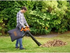 Black & Decker BLACK+DECKER BEBLV300SB- Souffleur QS - 404 Km/h - 3000W - Fonction Aspiration/soufflage - Filaire -Outils de jardinage professionnels 1200x911 3