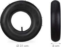 Relaxdays Pneu De Brouette Avec Chambre à Air - Pneu De Secours - Pneu Pneumatique - Roue De Brouette - 2 Pièces -Outils de jardinage professionnels 1200x934 2