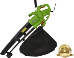 Souffleur à Feuilles - Soufflage / Aspiration / Déchiquetage - 3000 W.