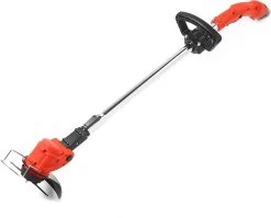 Tondeuse à Gazon DrillPro - Coupe- Coupe-herbe électriques - Tondeuse à Gazon - Tondeuse à Gazon - Sans Fil - Poignée Réglable - 300W 12V - Avec 1 Batterie Et Chargeur - Pour Tailler La Pelouse De Jardin - Rouge -Outils de jardinage professionnels 1200x966