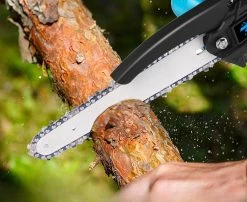 Mini Tronçonneuse - Tronçonneuse à Batterie - Mini Tronçonneuse Avec Batterie - Scie D'élagage -Outils de jardinage professionnels 1200x981