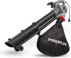 Souffleur à Feuilles Powerplus POWEG9013 - 3300W - Soufflage / Aspiration / Déchiquetage - Avec Sac De Collecte De 40L