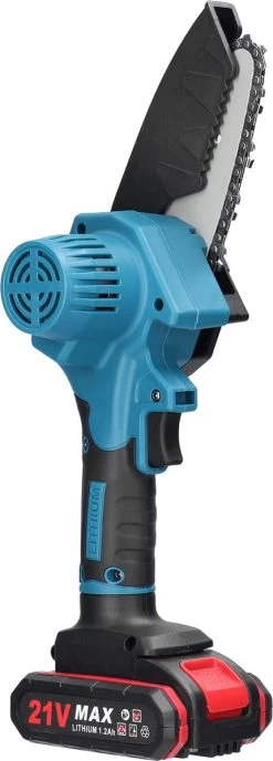 Voileworks - Mini Tronçonneuse - Scie à Bois - Scie D'élagage - Tronçonneuse électrique -Outils de jardinage professionnels 430x1200