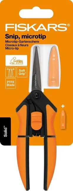 Fiskars Cisailles De Jardin, Longueur : 15,4 Cm, Jauge En Acier Inoxydable Avec Revêtement PTFE/poignée En Plastique, Noir/orange, Micro-Tip, Solid, SP-131, 1063321 13 Fiskars Cisailles De Jardin, Longueur : 15,4 Cm, Jauge En Acier Inoxydable Avec Revêtement PTFE/poignée En Plastique, Noir/orange, Micro-Tip, Solid, SP-131, 1063321 -Outils de jardinage professionnels 460x1200 2