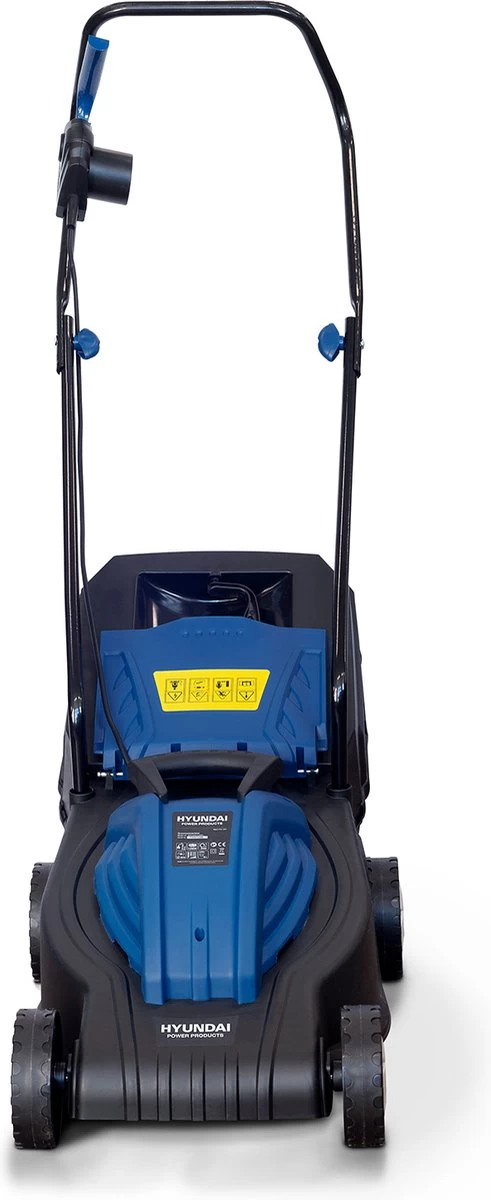 Tondeuse à Gazon Hyundai 1200W 32 Cm - 3 Hauteurs De Coupe - Poignée De Transport Centrale - Pour Pelouse < 300 M2 11 Tondeuse à Gazon Hyundai 1200W 32 Cm - 3 Hauteurs De Coupe - Poignée De Transport Centrale - Pour Pelouse < 300 M2 – Image 9