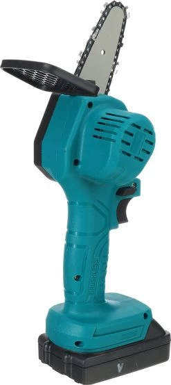 BLMIATKO Mini Tronçonneuse à Batterie - Scie à Arbre électrique De 4 Pouces - Scie à Chaîne à Main - Avec 2 Batteries Et 1 Chargeur - Pour Arbres De Jardin Ranch Couper Du Bois -Outils de jardinage professionnels 535x1200