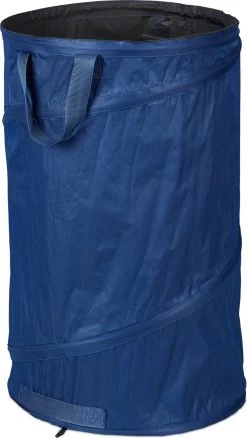 Relaxdays Pop Up Sac à Déchets De Jardin - Lot De 2 - Sac De Jardin 120 L - Bleu - Sac à Mauvaises Herbes - Sac à Feuilles -Outils de jardinage professionnels 676x1200