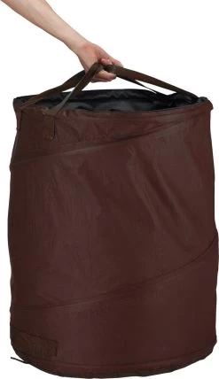 Relaxdays Pop Up Sac à Déchets De Jardin - Lot De 2 - Sac De Jardin 120 L - Marron - Sacs à Mauvaises Herbes Robustes -Outils de jardinage professionnels 692x1200 2