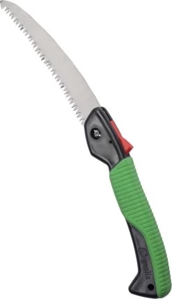 GEOLIA - Scie Pliante - Scie à élaguer - Scie à Main - Acier Trempé - Denture De Précision Pour Une Coupe En Douceur - Longueur Lame De Scie 185 Mm