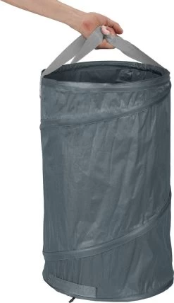 Relaxdays Pop Up Sac à Déchets De Jardin - Lot De 2 - Sac De Jardin 120 L - Sac à Mauvaises Herbes Pliable - Gris -Outils de jardinage professionnels 693x1200 1