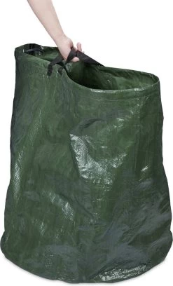 Lot De 4 Sacs Poubelles De Jardin Relaxdays - Grand Sac De Jardin 260 L - Sac Poubelle Vert Robuste Pliable -Outils de jardinage professionnels 727x1200