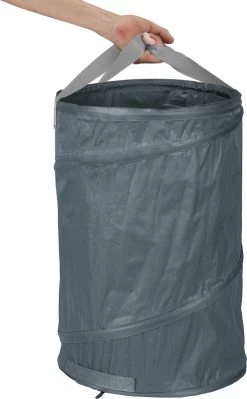 Lot De 3 Sacs Poubelles De Jardin Relaxdays - Sac à Feuilles Pop-up - 160 L - Sac De Jardin - 3 Anses - Gris -Outils de jardinage professionnels 742x1200