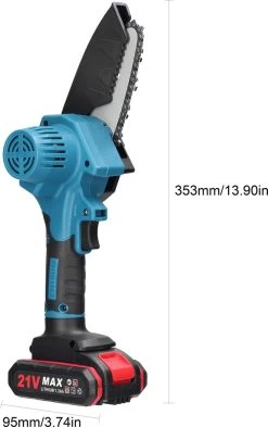 Voileworks - Mini Tronçonneuse - Scie à Bois - Scie D'élagage - Tronçonneuse électrique -Outils de jardinage professionnels 754x1200