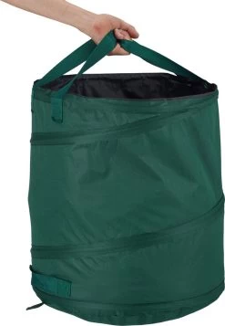 Relaxdays Sac Poubelle De Jardin Pop Up - Lot De 3 - 60 L - Sac De Jardin Robuste - Sac Poubelle Vert Fermé -Outils de jardinage professionnels 830x1200 2