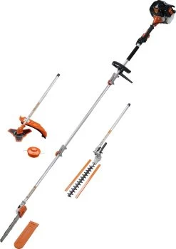 TIMBERPRO - 5-en-1 - Outil Multifonction - Essence - Tronçonneuse - Débroussailleuse - Tondeuse De Bord - Taille-haie - Rallonge - 52 Cc. -Outils de jardinage professionnels 848x1200 1