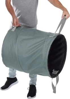 Lot De 3 Sacs Poubelles De Jardin Relaxdays - Sac à Feuilles Pop-up - 160 L - Sac De Jardin - 3 Anses - Gris -Outils de jardinage professionnels 855x1200 1