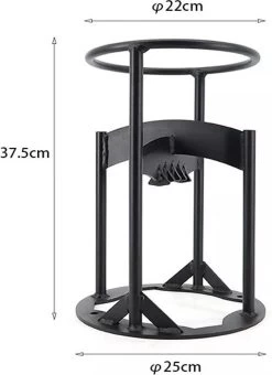 Fendeuse De Bûches - Fendeuse De Bûches - Fendeuse De Bûches - Pour Le Bois D'allumage - Manuelle - Avec Trous De Montage - Coin De Fendage - Coin De Fendage - Métal - Peut être Monté N'importe Où -Outils de jardinage professionnels 872x1200