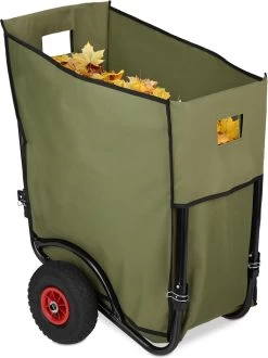 Chariot De Jardin Relaxdays Grand - Chariot De Jardin 160 Litres - Sac Poubelle De Jardin - Chariot De Jardin - Pliable -Outils de jardinage professionnels 899x1200 4