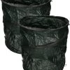 Nature 2x Sacs à Déchets De Jardin Vert Foncé Pliables 90 Litres - Sacs De Jardinage à Déchets De Jardin - Nettoyage / Rangement Du Jardin - Entretien Du Jardin -Outils de jardinage professionnels 968x1200 1