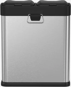 ZAZA Home & Office Poubelle 30 Litres, Tri Des Déchets, 2 X 15 Litres, Poubelle, Poubelle à Pédale Avec Poubelles Intérieures, Pédales Colorées, Système De Séparation Des Déchets Pour La Cuisine, Argent-noir 19 ZAZA Home & Office Poubelle 30 Litres, Tri Des Déchets, 2 X 15 Litres, Poubelle, Poubelle à Pédale Avec Poubelles Intérieures, Pédales Colorées, Système De Séparation Des Déchets Pour La Cuisine, Argent-noir -Outils de jardinage professionnels 984x1200 3